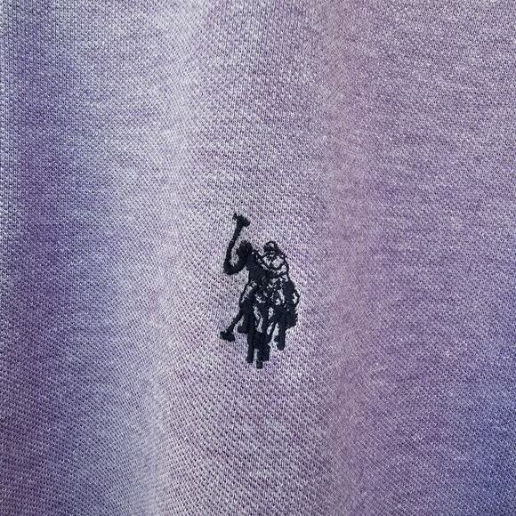 U.S. Polo Assn. Men's Interlock Polo Shirt Lavender Heather Size L - Picture 7 of 10